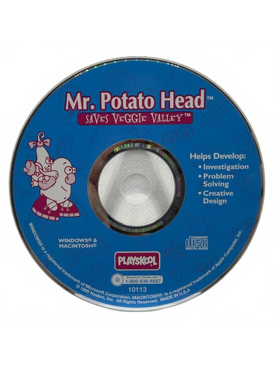 Other - Mr Potato Head Saves Veggie Valley (1995) - PC CD-ROM Video Game ** Disc Only